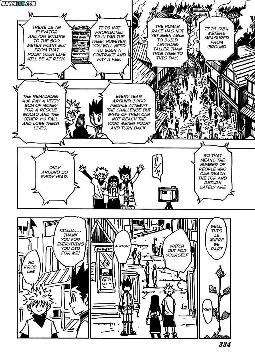 Hunter X Hunter Chapter 338 page 2 - Chapter 338: Atop a Tree