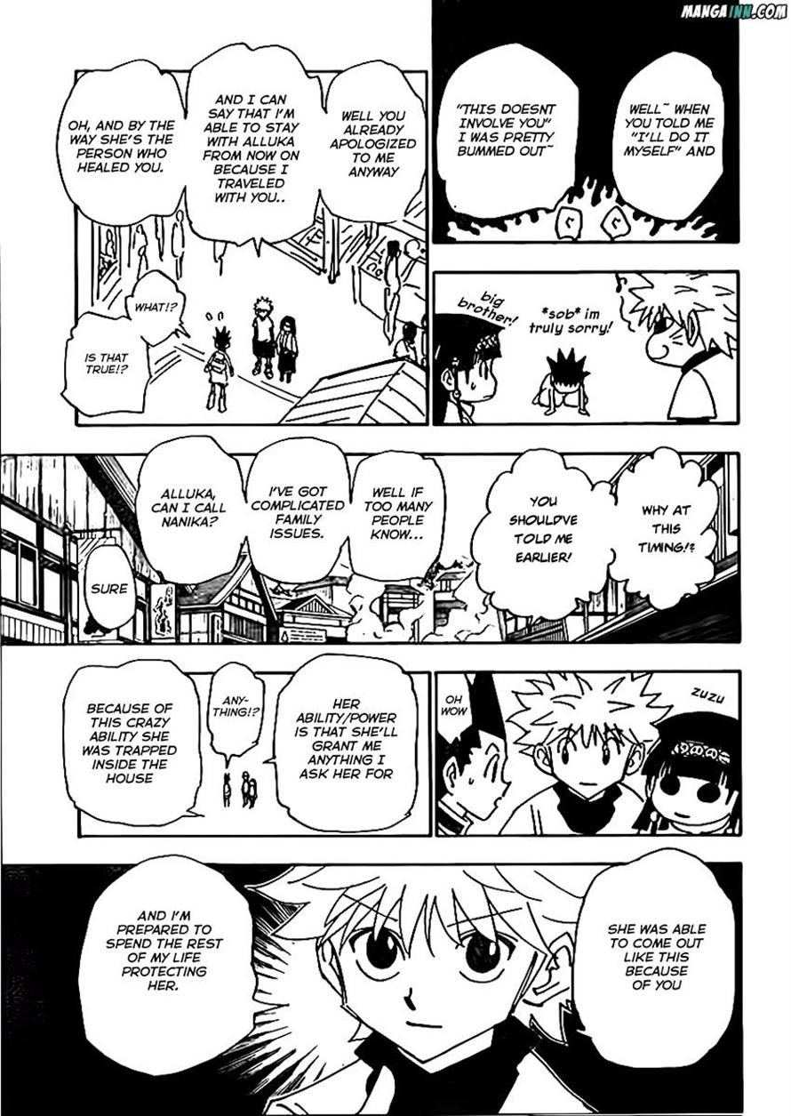 Hunter X Hunter Chapter 338 page 3 - Chapter 338: Atop a Tree