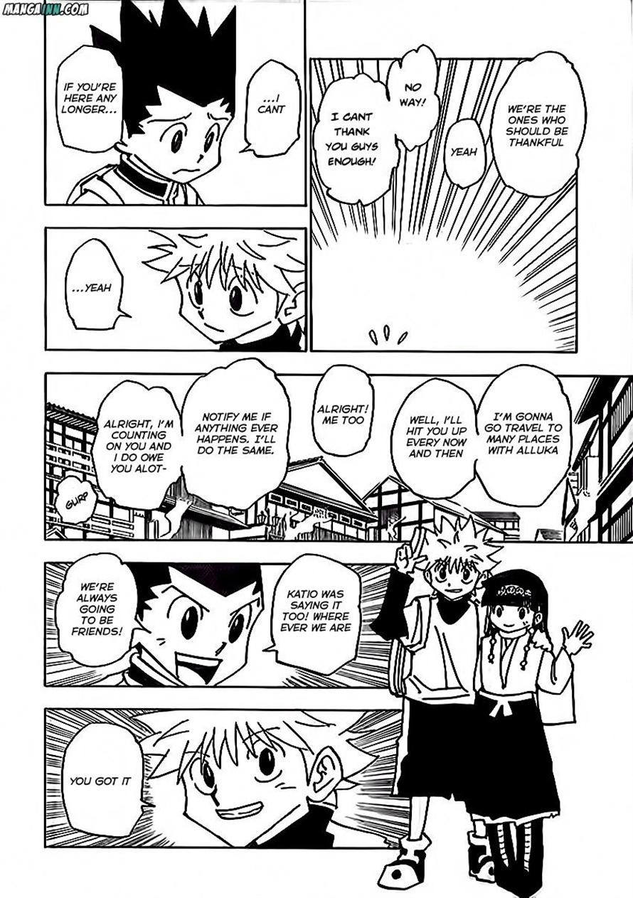 Hunter X Hunter Chapter 338 page 4 - Chapter 338: Atop a Tree