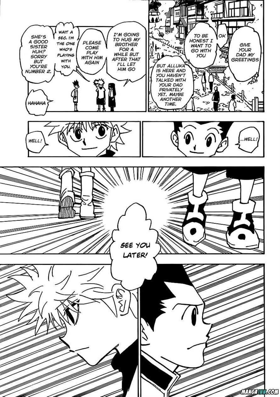 Hunter X Hunter Chapter 338 page 5 - Chapter 338: Atop a Tree