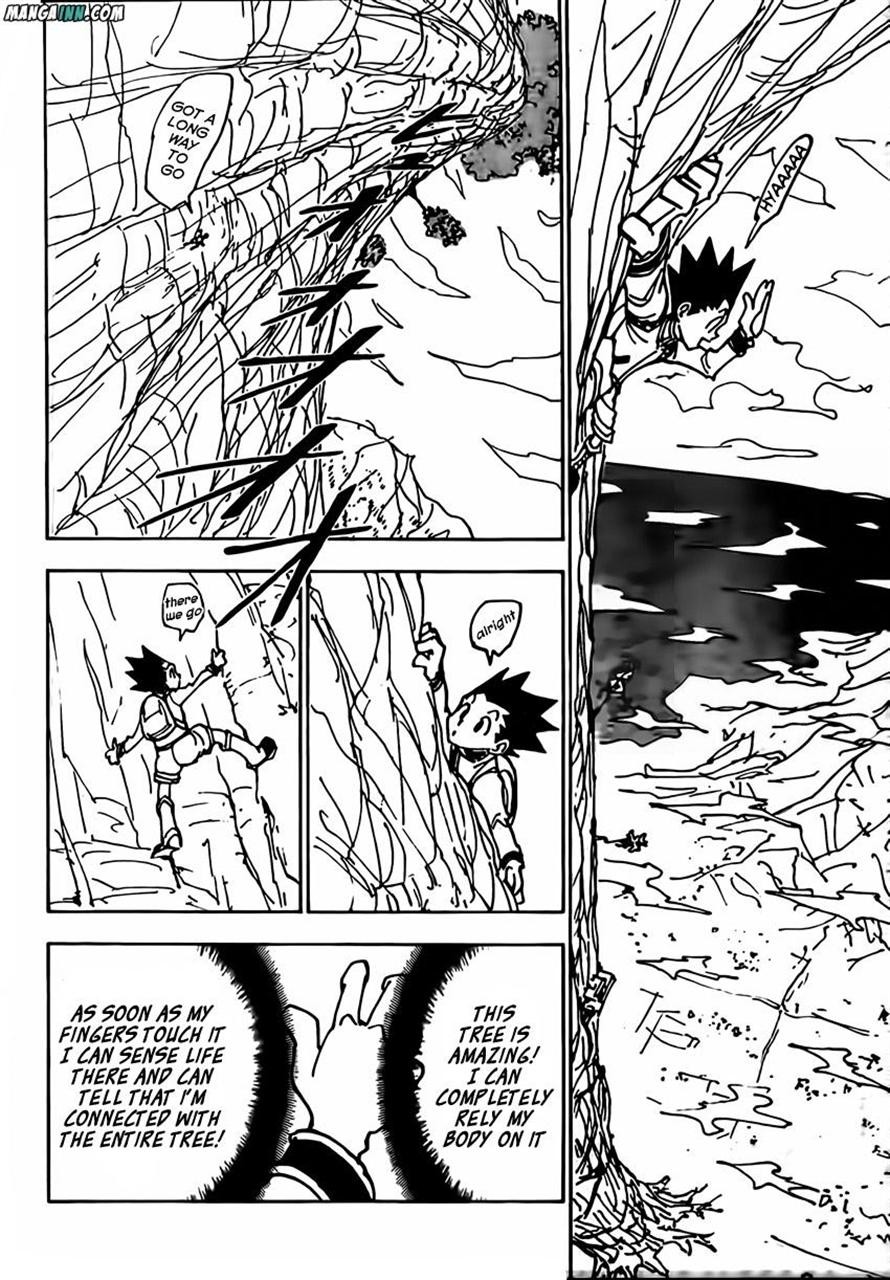 Hunter X Hunter Chapter 338 page 8 - Chapter 338: Atop a Tree