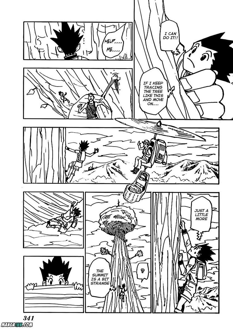 Hunter X Hunter Chapter 338 page 9 - Chapter 338: Atop a Tree