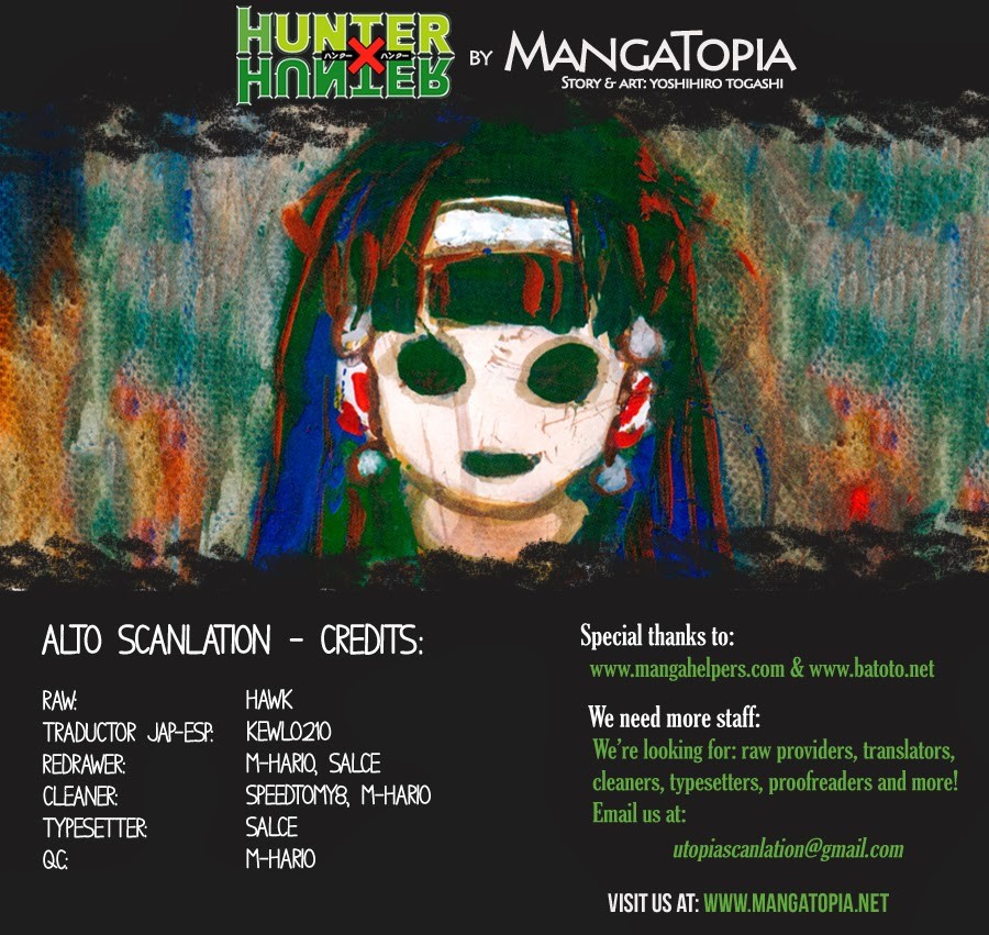 Hunter X Hunter Chapter 339 page 1 - Chapter 339: Stillness