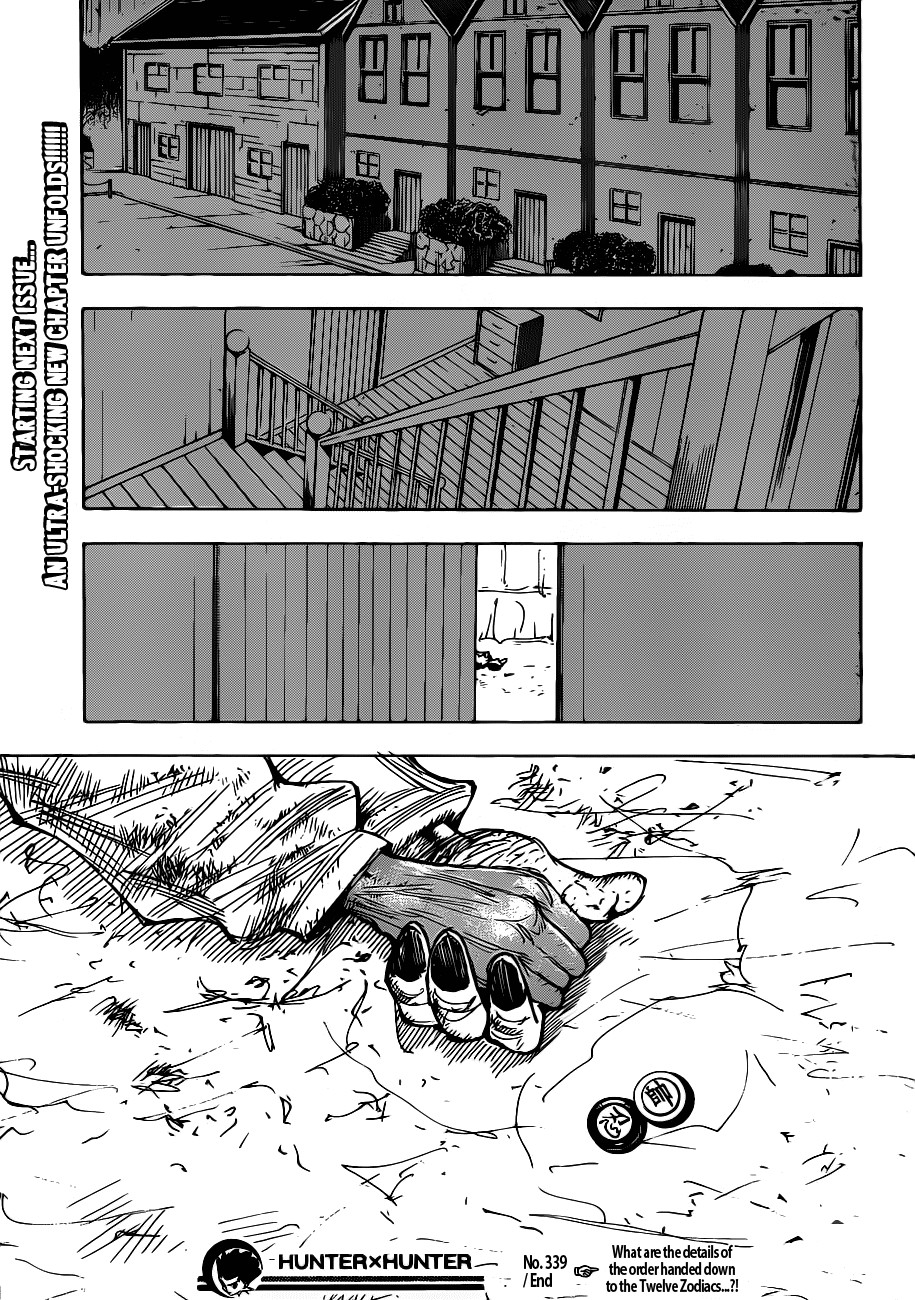 Hunter X Hunter Chapter 339 page 18 - Chapter 339: Stillness