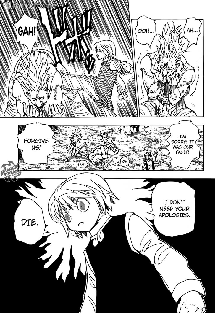 Hunter X Hunter Chapter 340.6 page 18 - Chapter 340.6: Kurapika's Memories (Part 2)