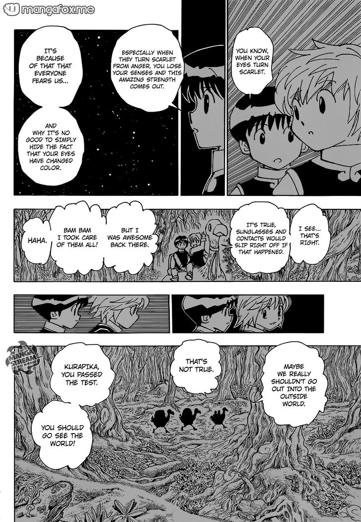 Hunter X Hunter Chapter 340.6 page 25 - Chapter 340.6: Kurapika's Memories (Part 2)