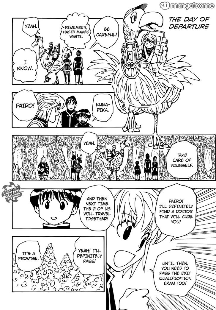 Hunter X Hunter Chapter 340.6 page 29 - Chapter 340.6: Kurapika's Memories (Part 2)