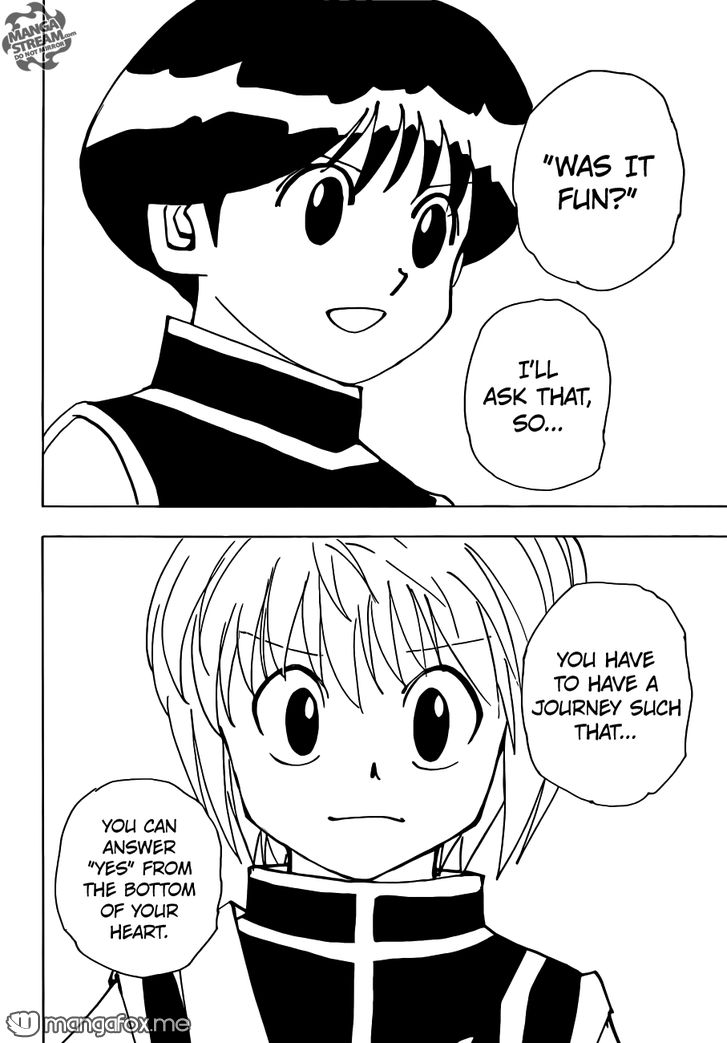 Hunter X Hunter Chapter 340.6 page 31 - Chapter 340.6: Kurapika's Memories (Part 2)
