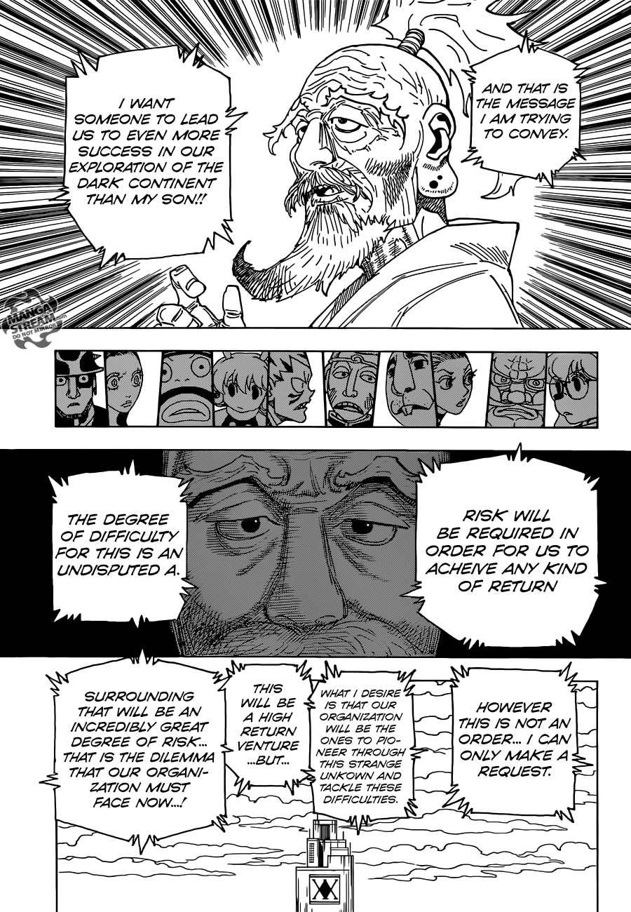 Hunter X Hunter Chapter 341 page 12 - Chapter 341: Threats