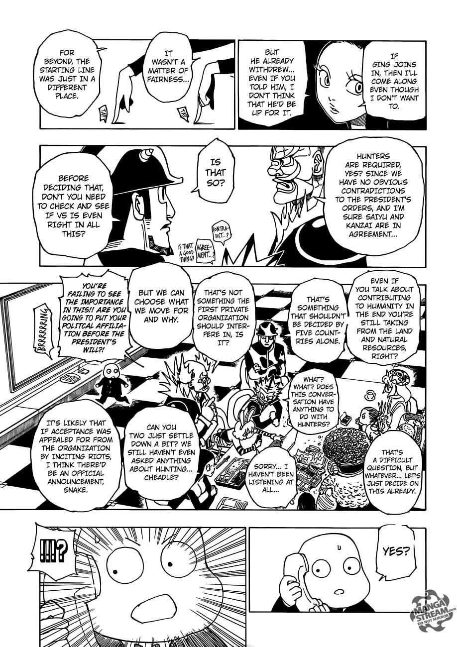 Hunter X Hunter Chapter 341 page 16 - Chapter 341: Threats
