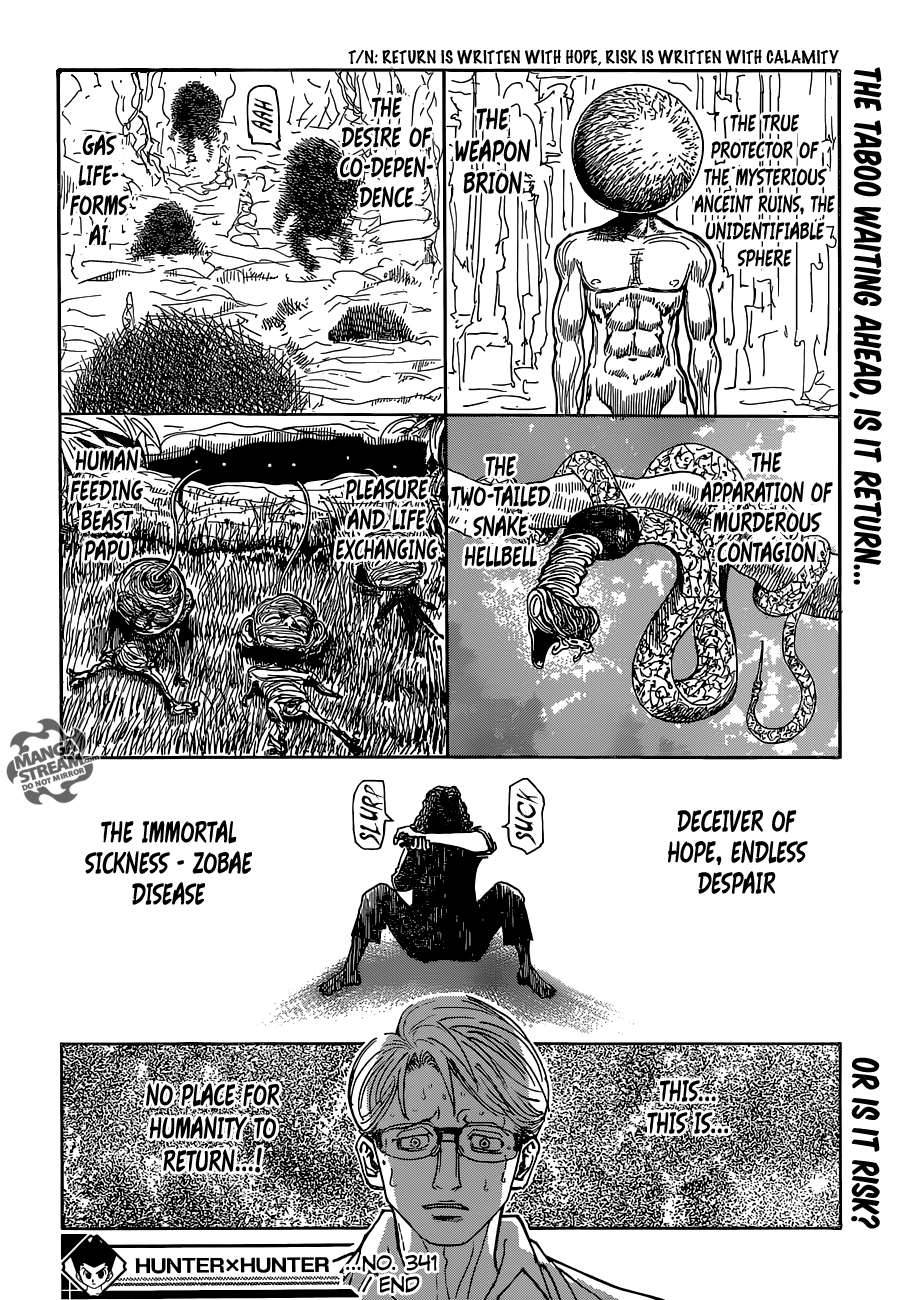 Hunter X Hunter Chapter 341 page 20 - Chapter 341: Threats