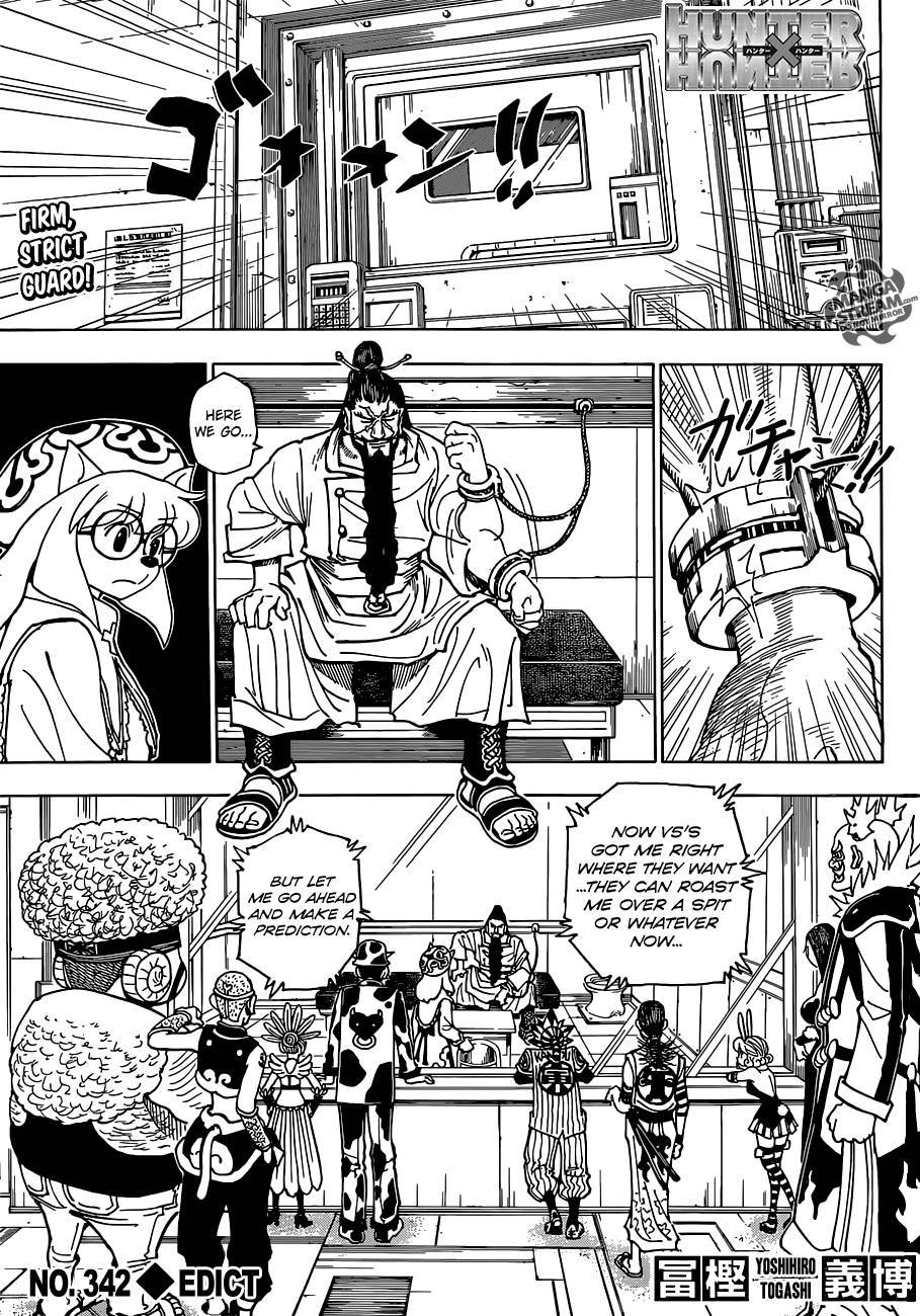 Hunter X Hunter Chapter 342 page 1 - Chapter 342: Challenge
