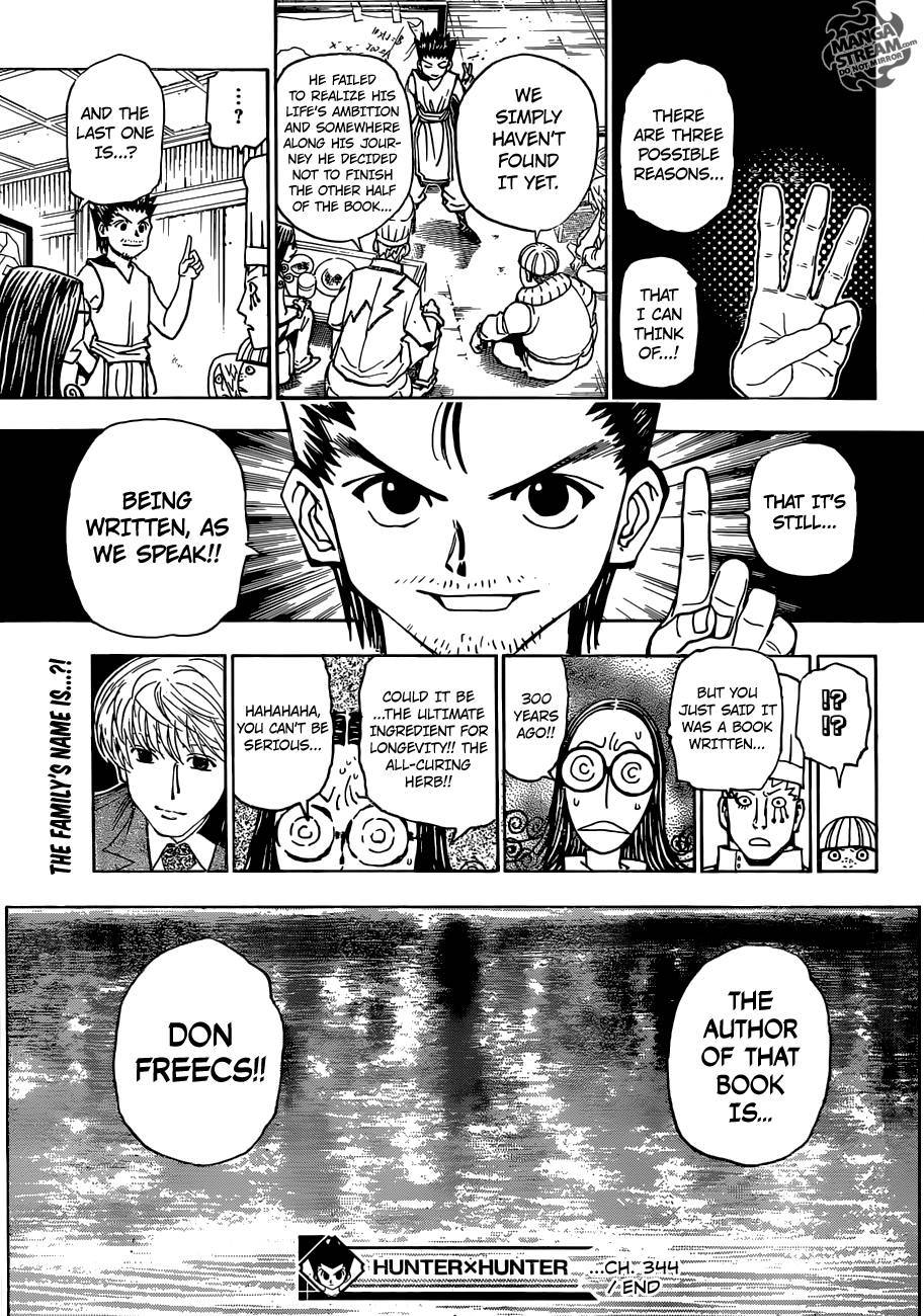 Hunter X Hunter Chapter 344 page 18 - Chapter 344: Author