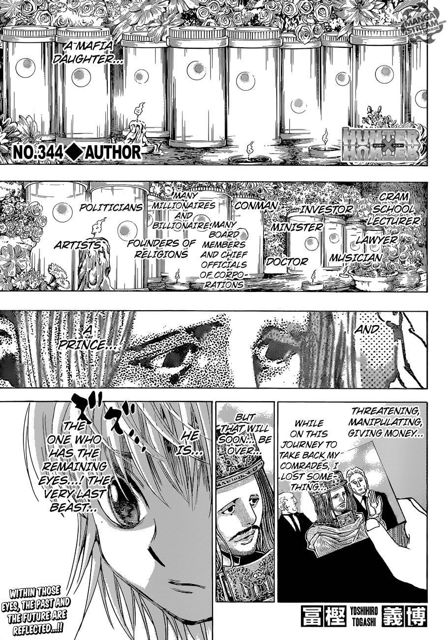 Hunter X Hunter Chapter 344 page 2 - Chapter 344: Author