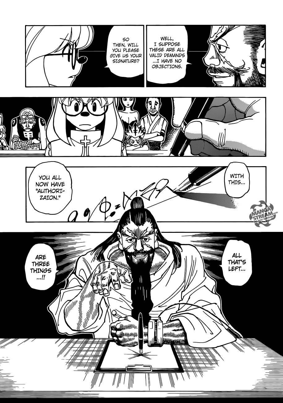 Hunter X Hunter Chapter 345 page 17 - Chapter 345: Signature