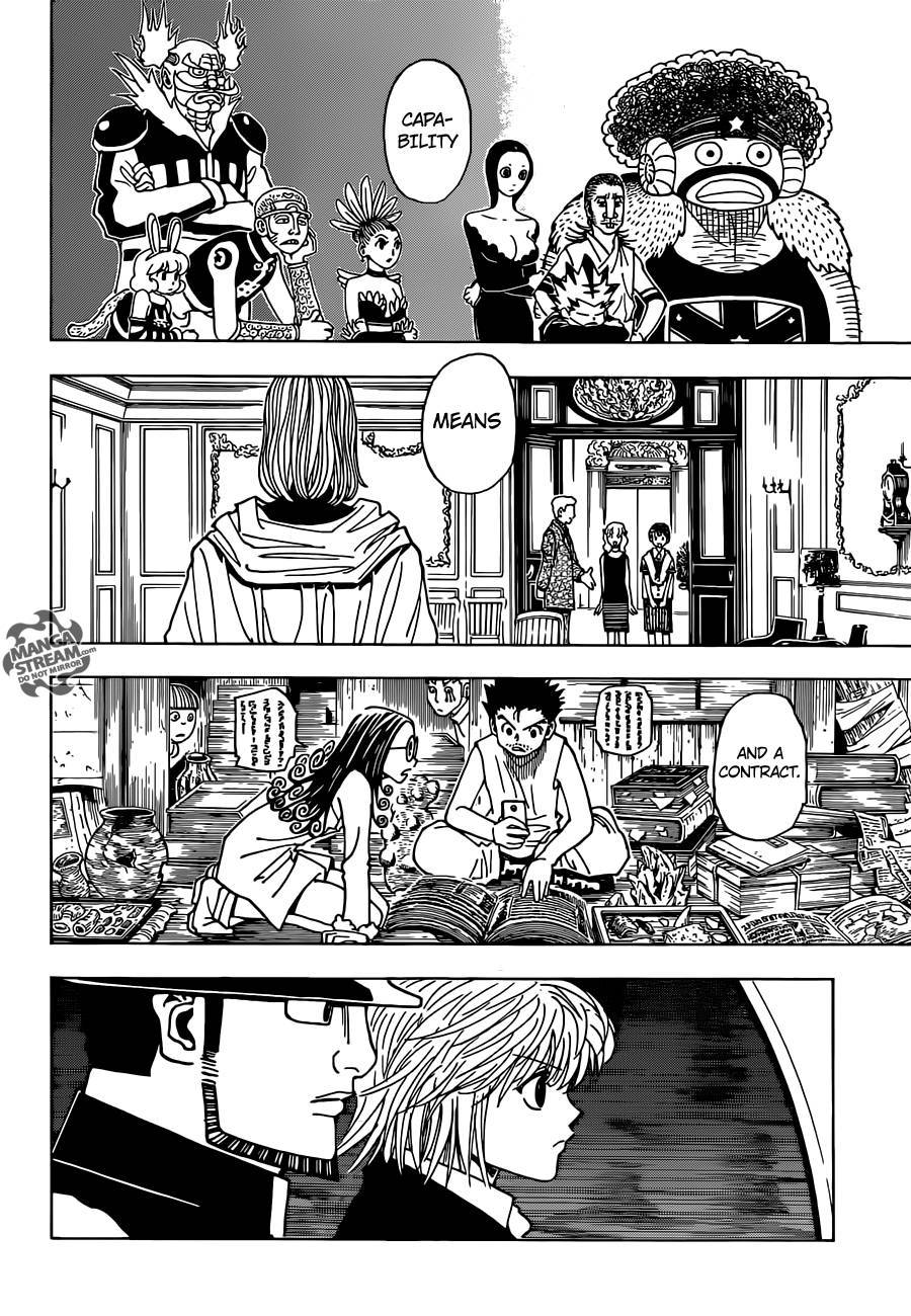 Hunter X Hunter Chapter 345 page 18 - Chapter 345: Signature