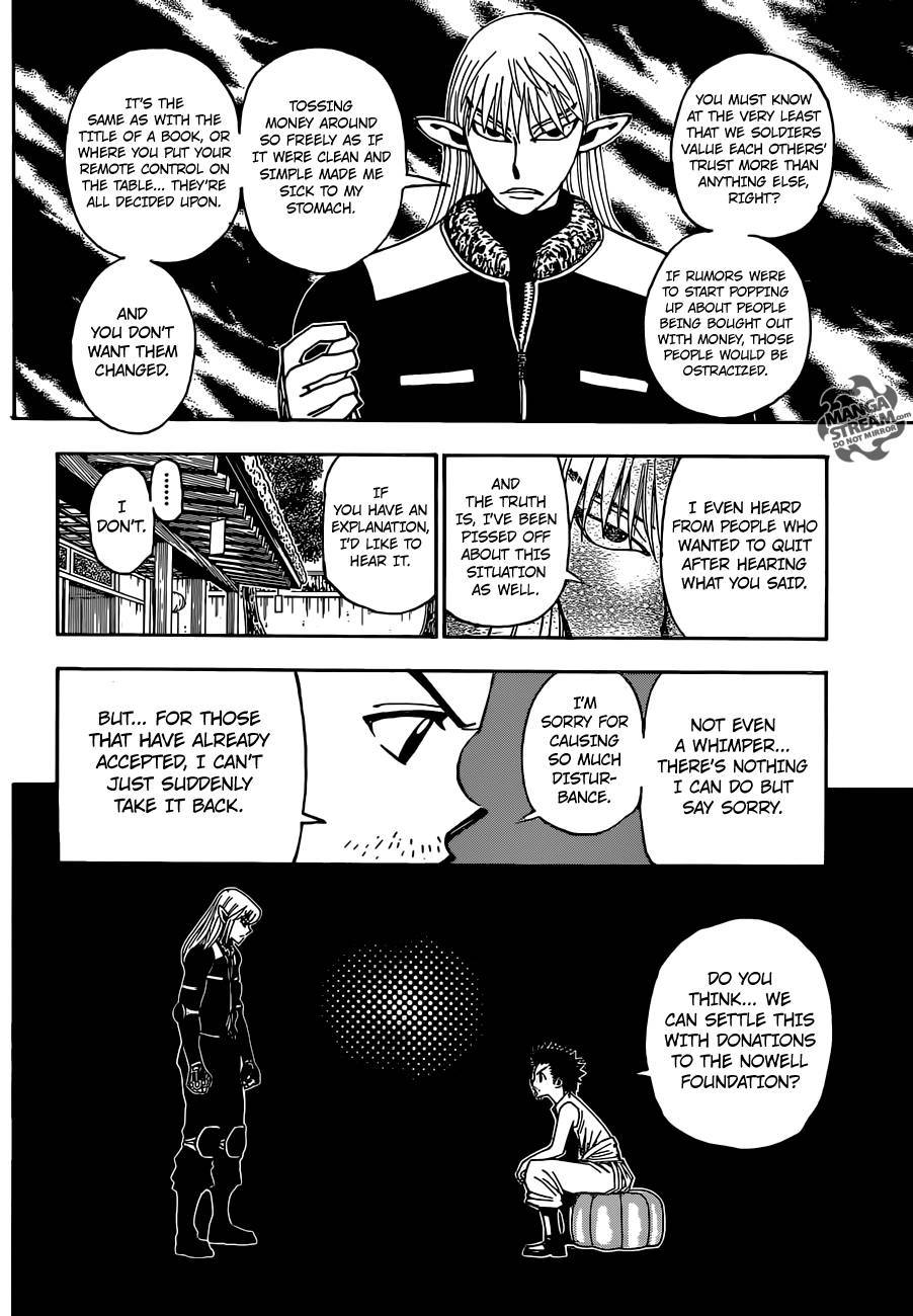 Hunter X Hunter Chapter 347 page 14 - Chapter 347: Inauguration
