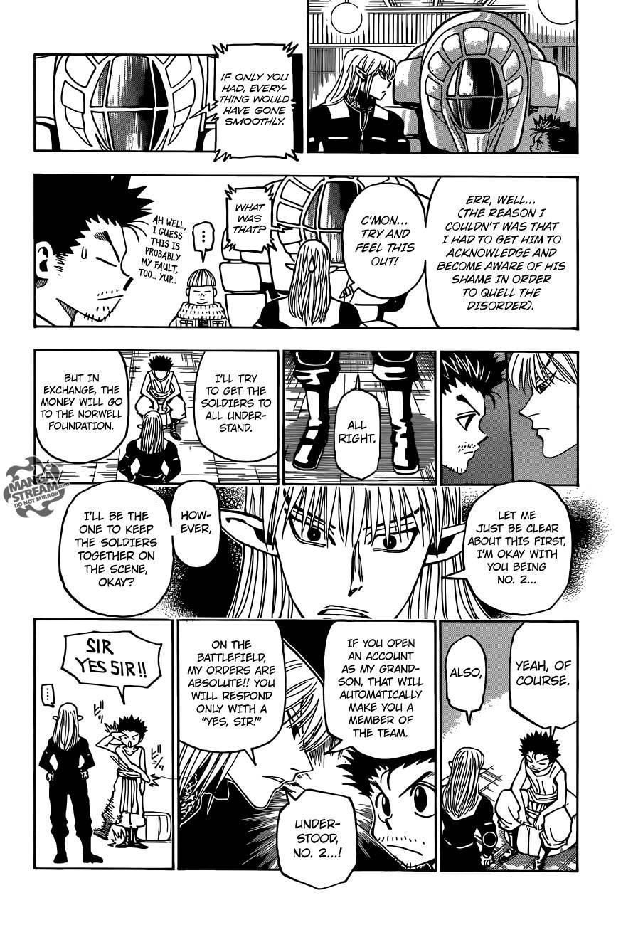 Hunter X Hunter Chapter 347 page 18 - Chapter 347: Inauguration