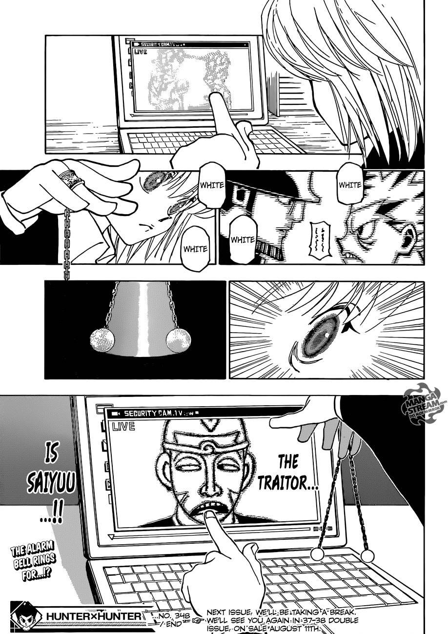 Hunter X Hunter Chapter 348 page 19 - Chapter 348: Resolve