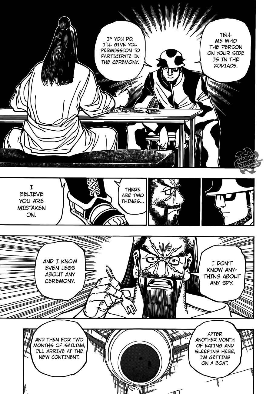 Hunter X Hunter Chapter 349 page 12 - Chapter 349: Worm Toxin