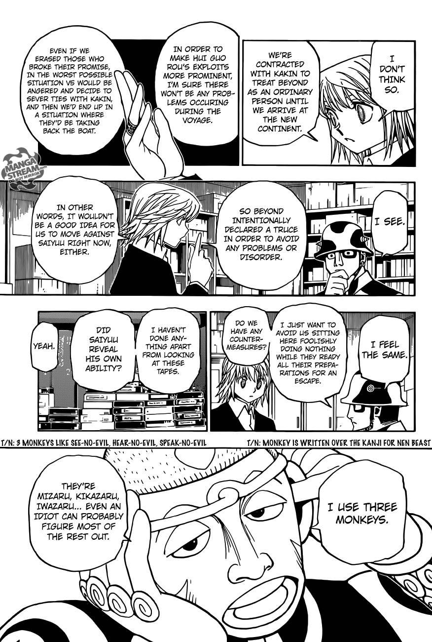 Hunter X Hunter Chapter 349 page 14 - Chapter 349: Worm Toxin