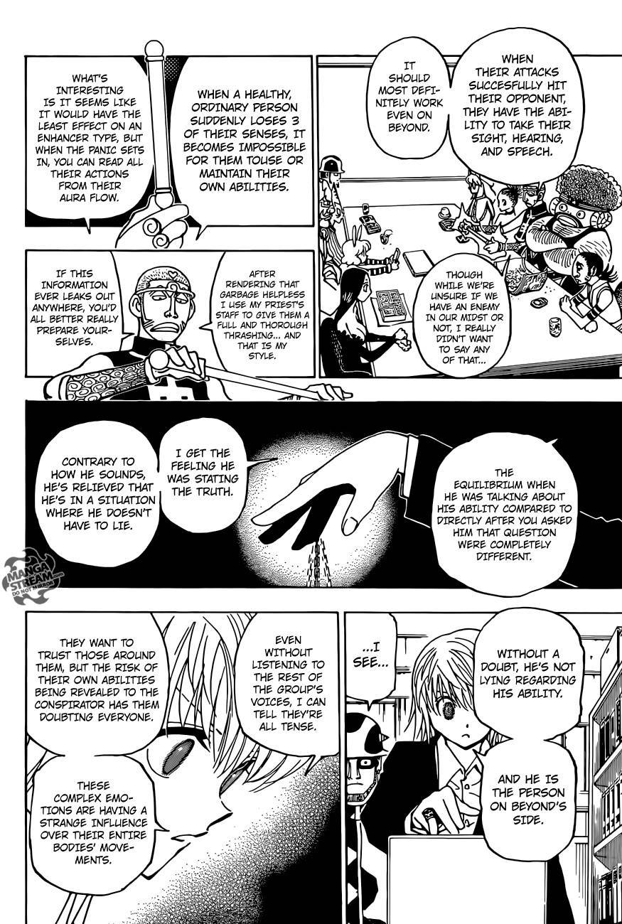 Hunter X Hunter Chapter 349 page 15 - Chapter 349: Worm Toxin