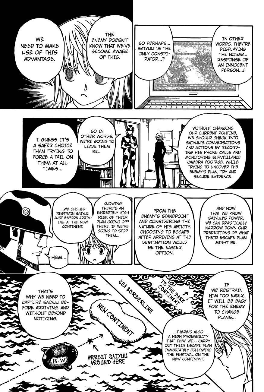 Hunter X Hunter Chapter 349 page 16 - Chapter 349: Worm Toxin