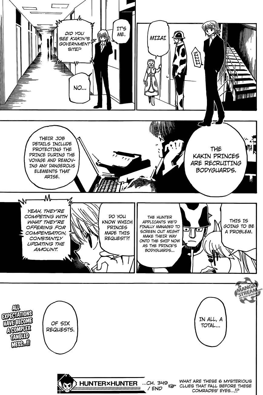 Hunter X Hunter Chapter 349 page 18 - Chapter 349: Worm Toxin