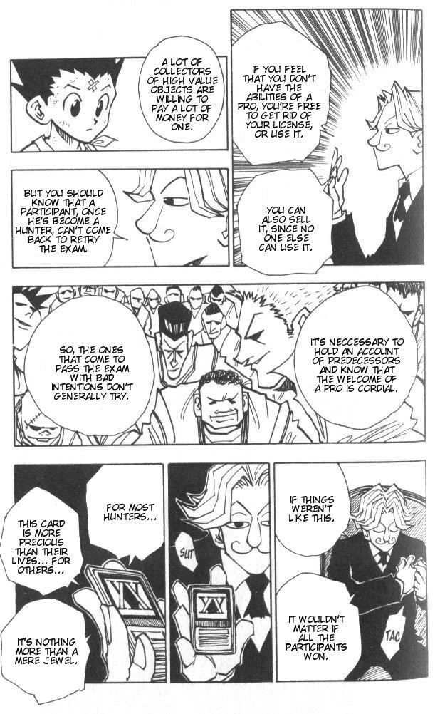 Hunter X Hunter Chapter 35 page 6 - Chapter 35: Light and Darkness: Part 1