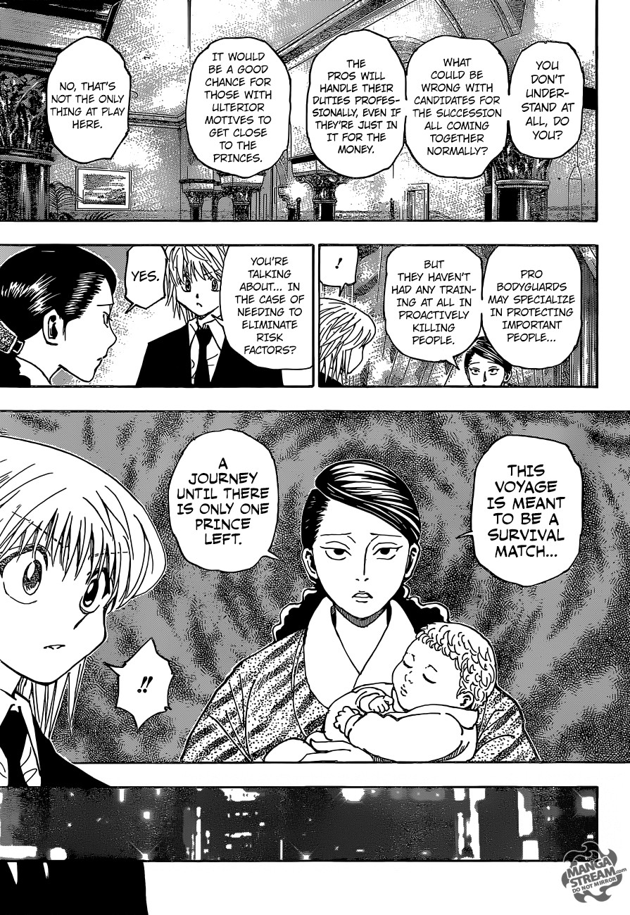 Hunter X Hunter Chapter 350 page 15 - Chapter 350: Prince