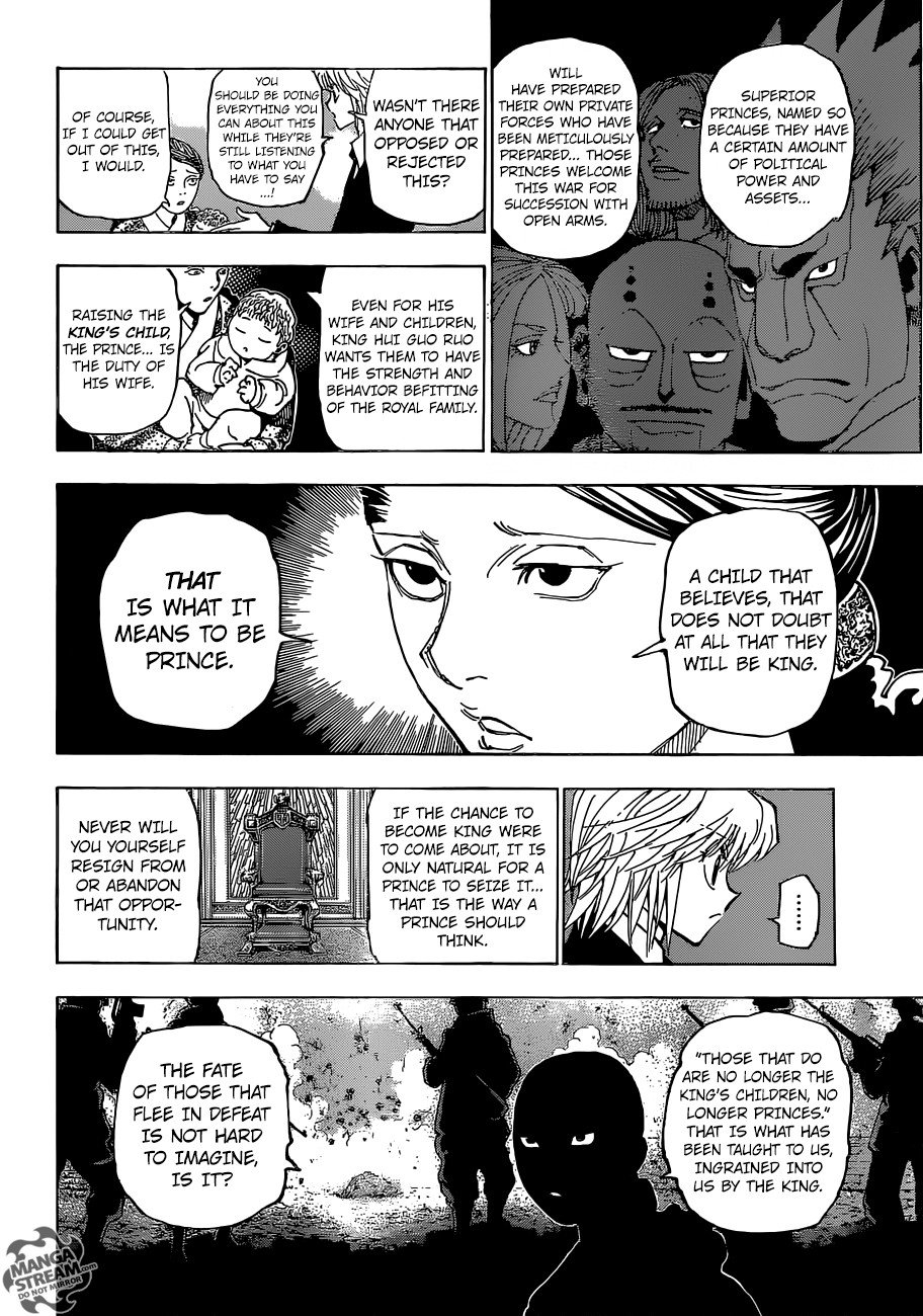 Hunter X Hunter Chapter 350 page 16 - Chapter 350: Prince