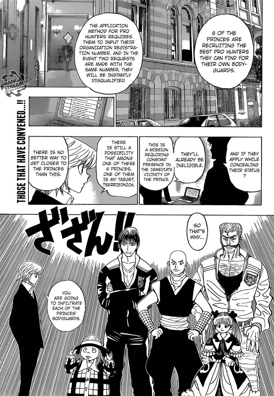 Hunter X Hunter Chapter 350 page 3 - Chapter 350: Prince