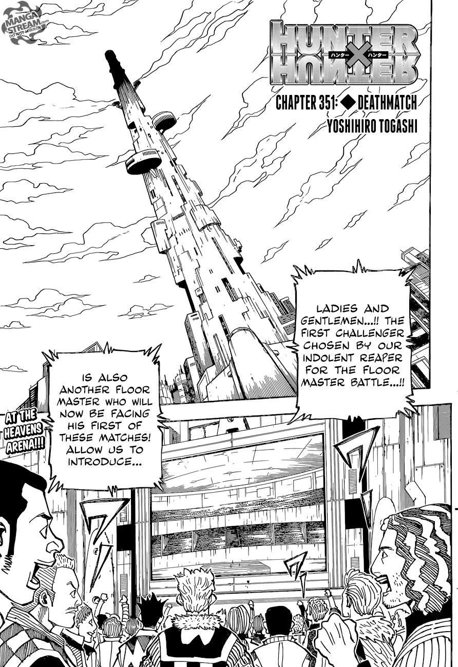 Hunter X Hunter Chapter 351 page 1 - Chapter 351: Battle to the Death