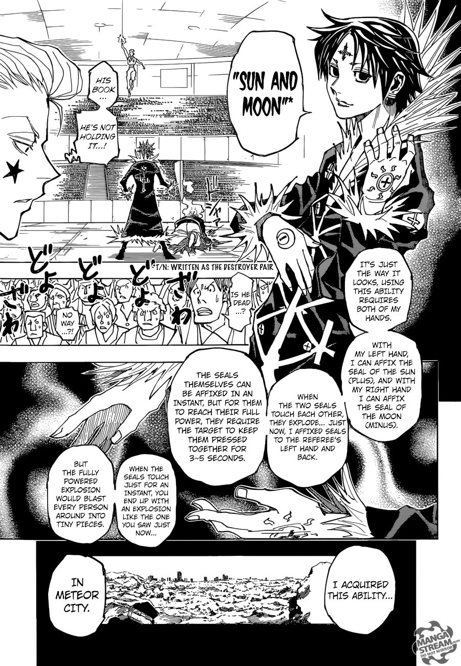 Hunter X Hunter Chapter 351 page 15 - Chapter 351: Battle to the Death