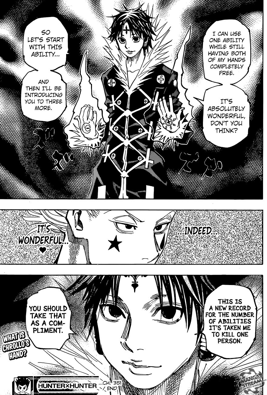 Hunter X Hunter Chapter 351 page 19 - Chapter 351: Battle to the Death