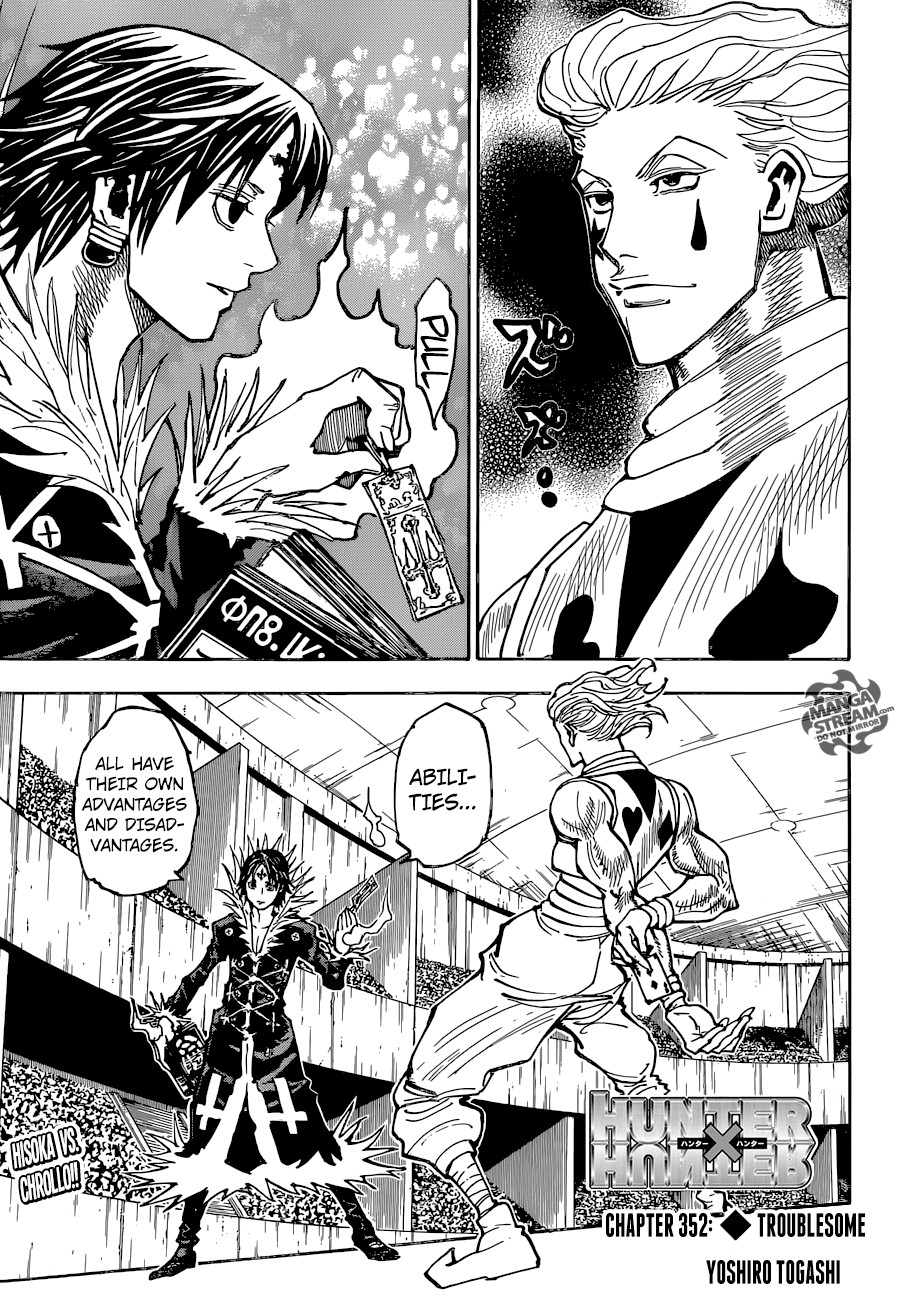Hunter X Hunter Chapter 352 page 1 - Chapter 352: Troublesome