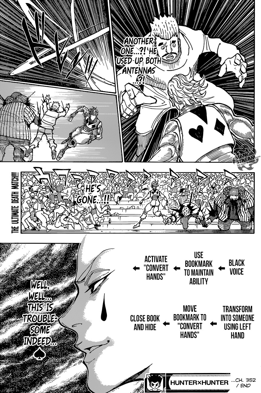Hunter X Hunter Chapter 352 page 19 - Chapter 352: Troublesome