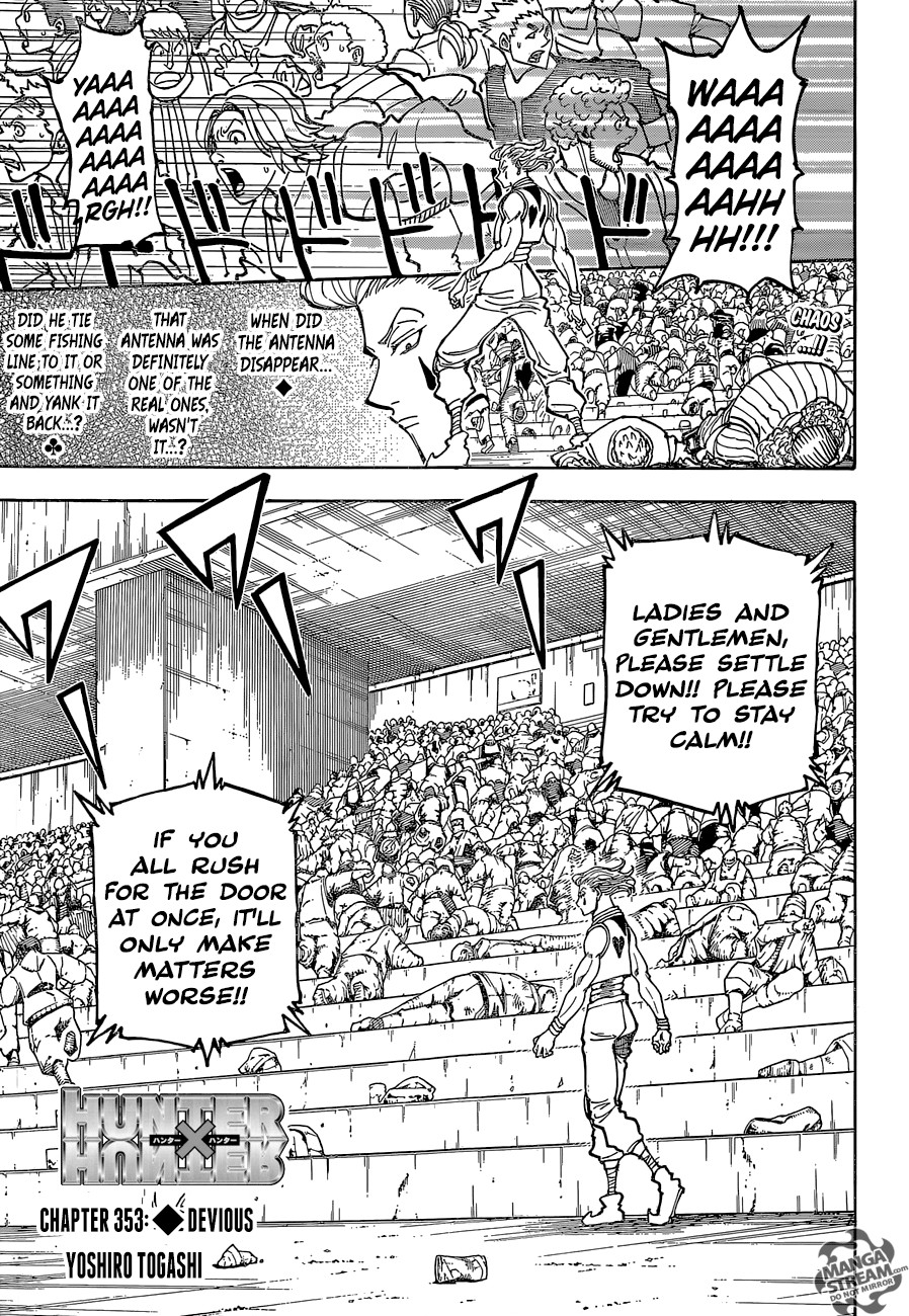 Hunter X Hunter Chapter 353 page 1 - Chapter 353: Cold-Blooded