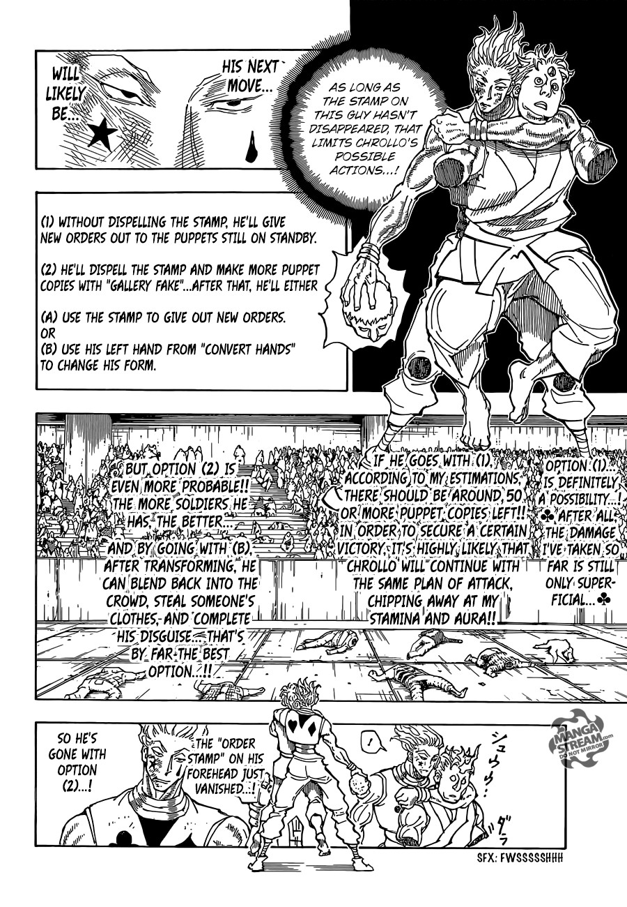 Hunter X Hunter Chapter 354 page 8 - Chapter 354: Head