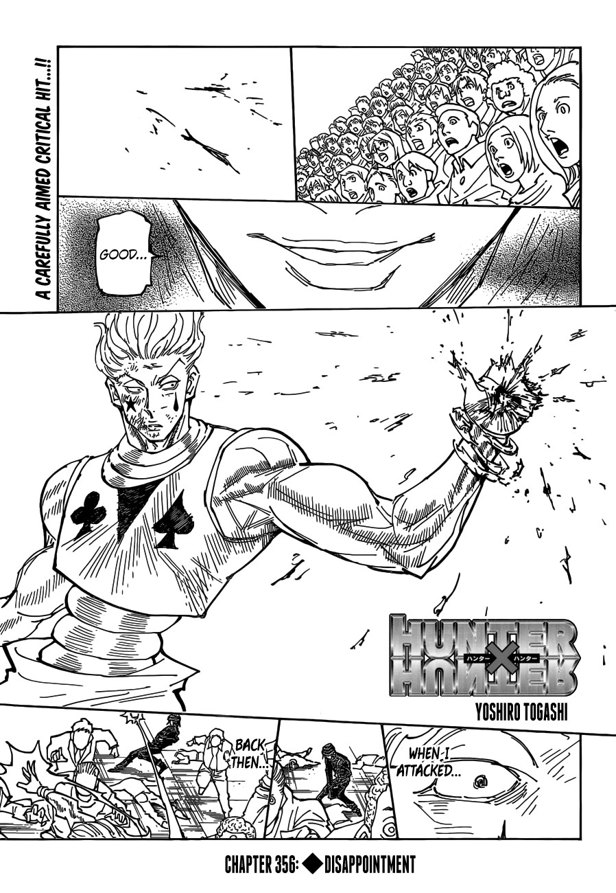 Hunter X Hunter Chapter 356 page 1 - Chapter 356: Unfortunate: Part 1