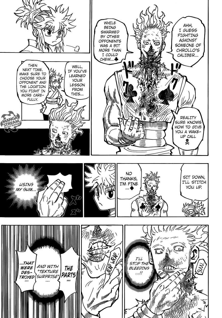 Hunter X Hunter Chapter 357 page 11 - Chapter 357: Unfortunate: Part 2