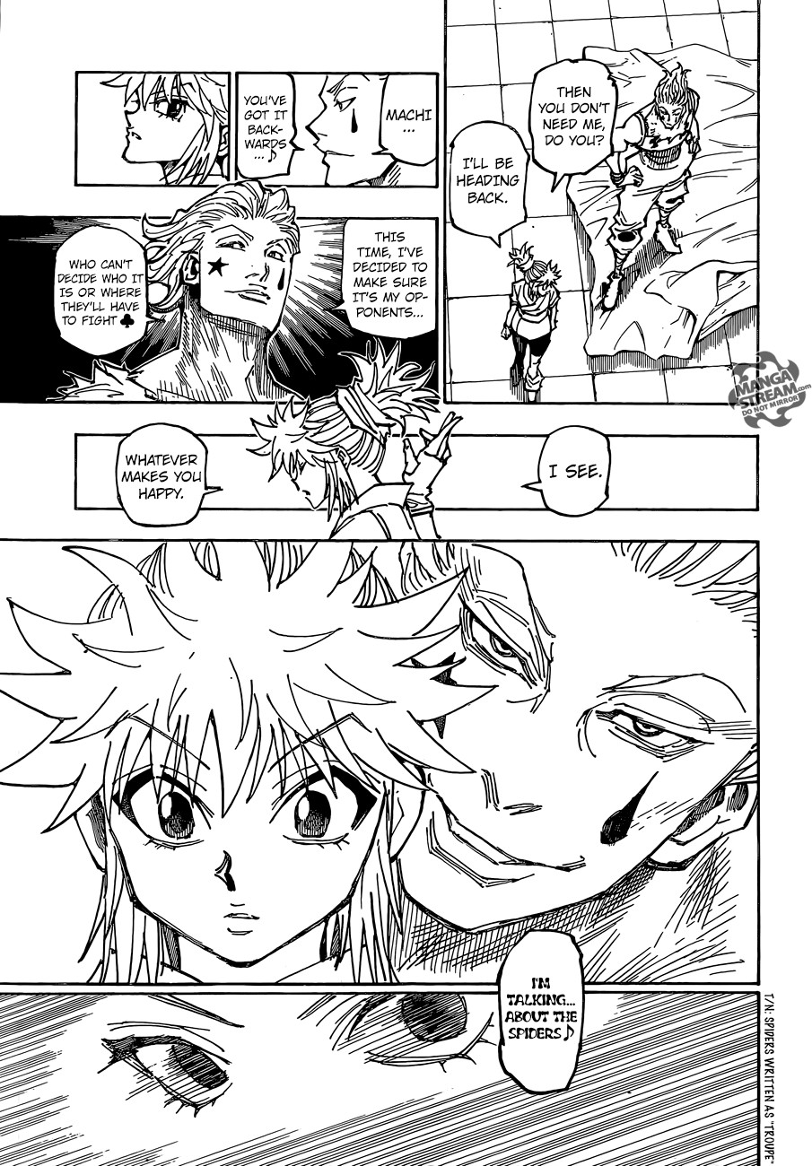 Hunter X Hunter Chapter 357 page 13 - Chapter 357: Unfortunate: Part 2