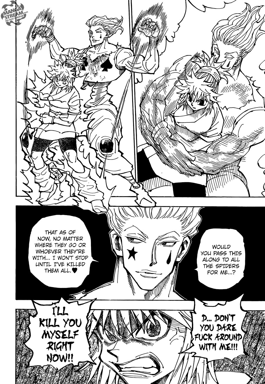 Hunter X Hunter Chapter 357 page 14 - Chapter 357: Unfortunate: Part 2