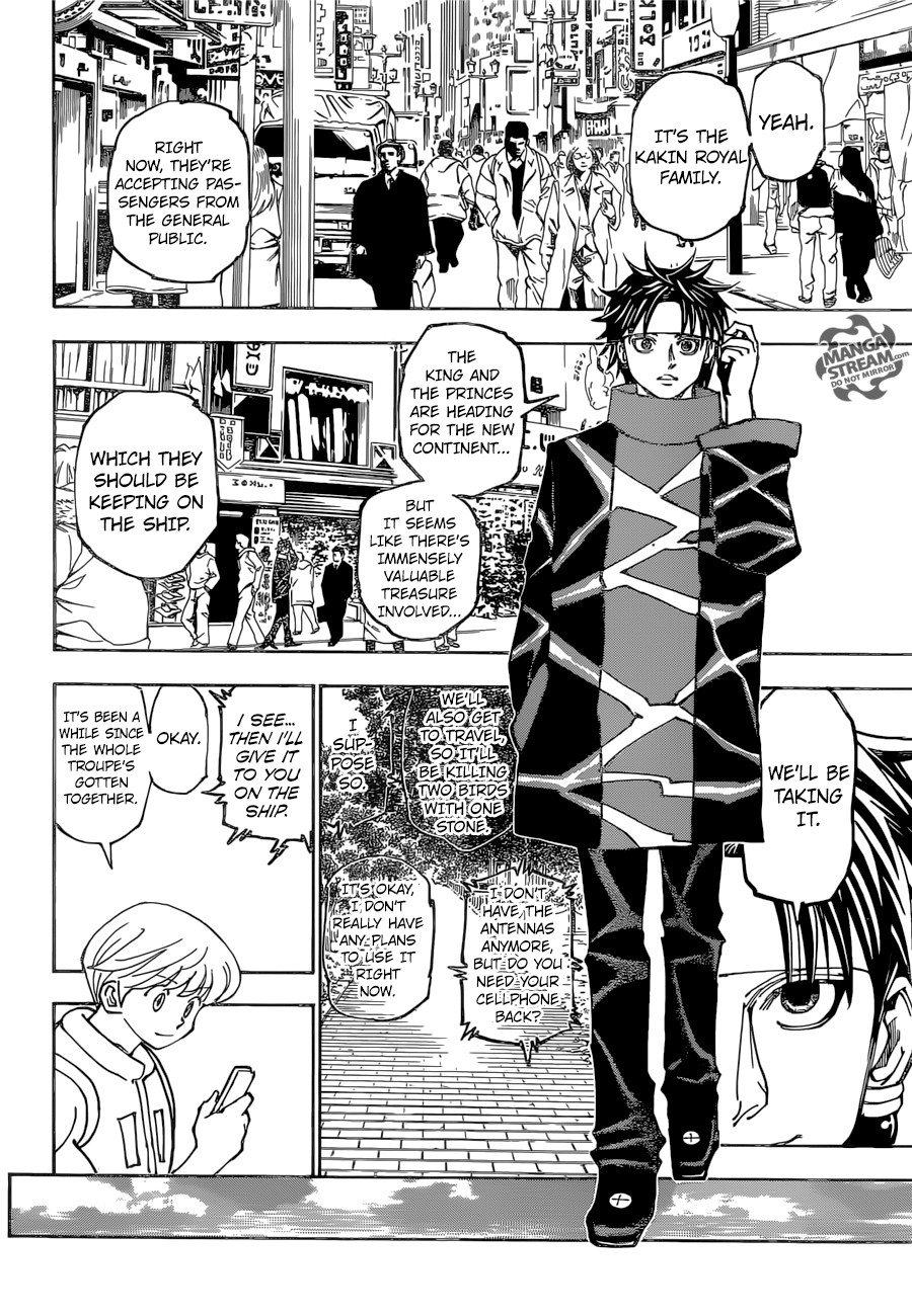 Hunter X Hunter Chapter 357 page 16 - Chapter 357: Unfortunate: Part 2