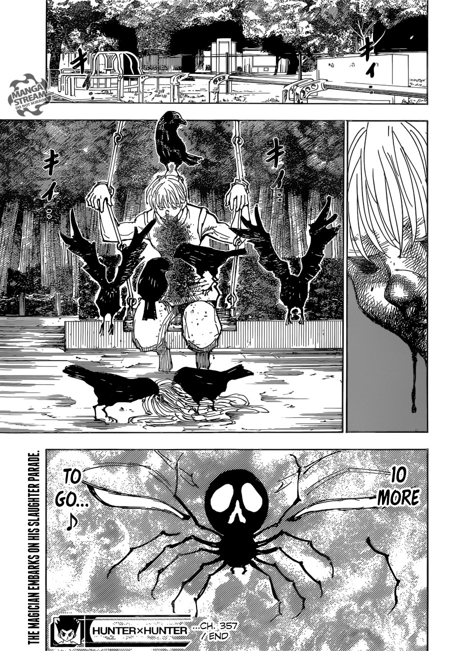 Hunter X Hunter Chapter 357 page 19 - Chapter 357: Unfortunate: Part 2