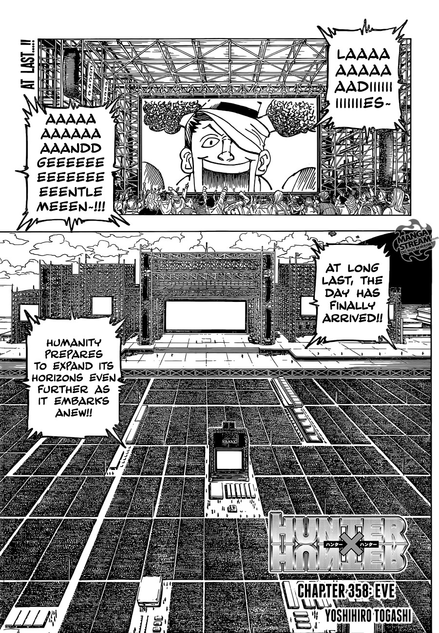 Hunter X Hunter Chapter 358 page 1 - Chapter 358: Eve