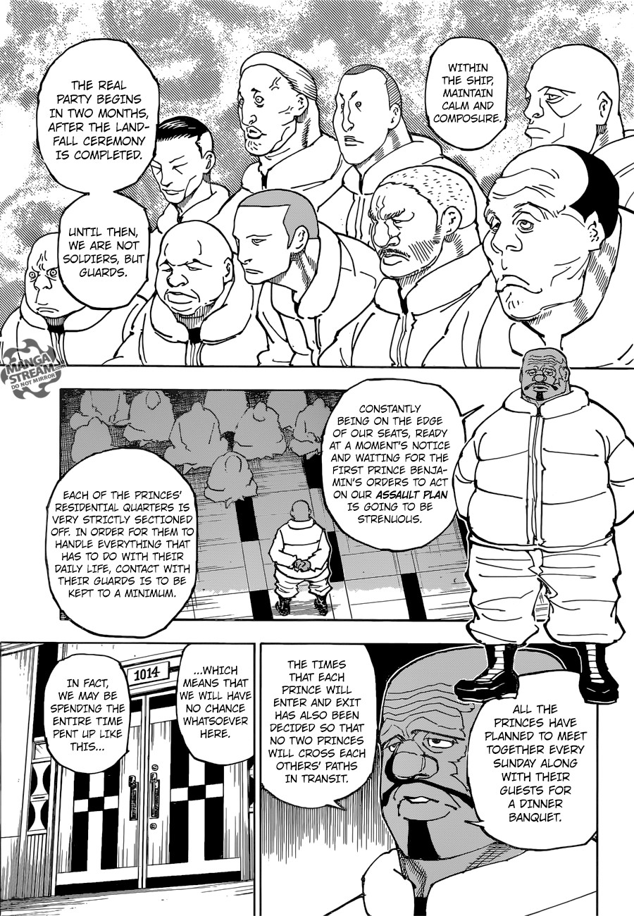 Hunter X Hunter Chapter 358 page 11 - Chapter 358: Eve