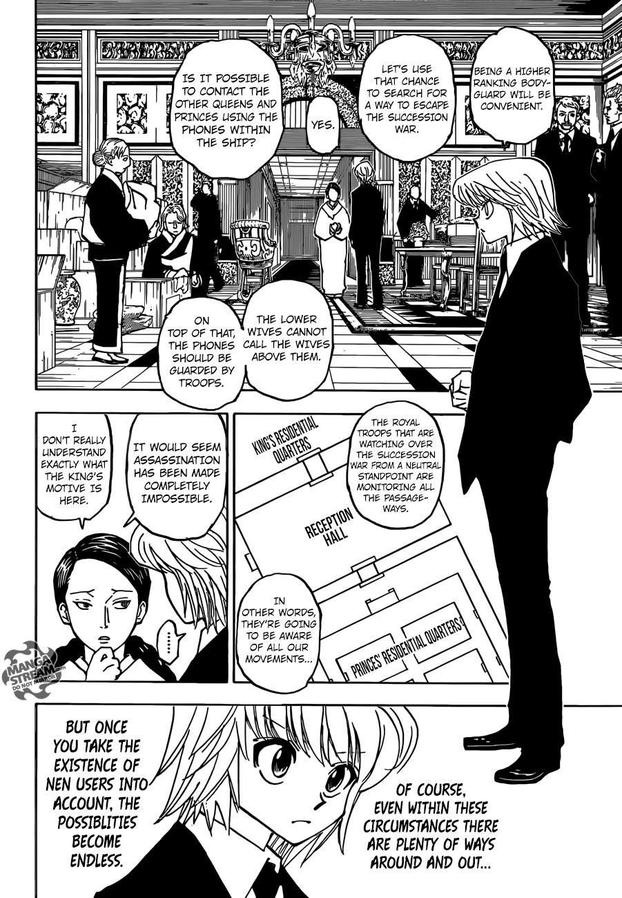 Hunter X Hunter Chapter 358 page 12 - Chapter 358: Eve