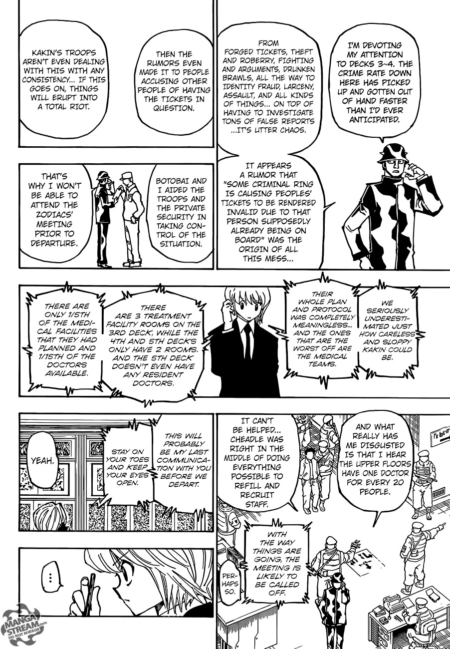 Hunter X Hunter Chapter 358 page 14 - Chapter 358: Eve