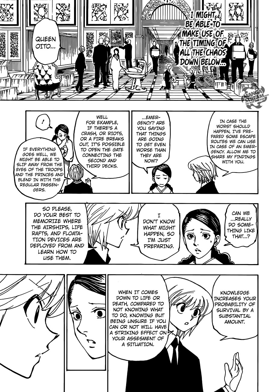 Hunter X Hunter Chapter 358 page 15 - Chapter 358: Eve